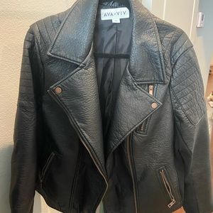 Faux Leather Jacket
